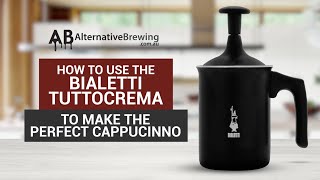 How to Use the Bialetti Tuttocrema Milk Frother [upl. by Marteena]