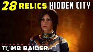 Location of Relics in Hidden City  SHADOW OF THE TOMB RAIDER [upl. by Battista]