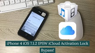 How To Bypass iPhone 4 iCloud Activation Lock iOS 712 2020 The Easy Way Custom IPSW Bypass [upl. by Phillane]