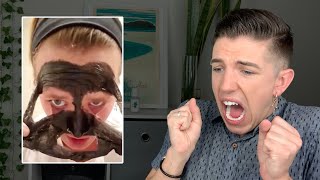 Specialist Reacts to Peel Off Mask FAILS [upl. by Bandler510]