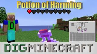 Potion of Harming in Minecraft Instant Damage I and II [upl. by Lukey]