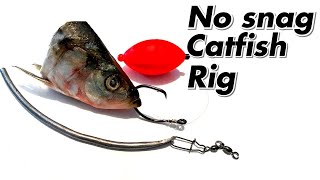 Simple No SnagDragging rig for CATFISH [upl. by Yntirb]