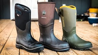 Homestead BOOT REVIEW  Muck Boots vs Bogs vs Lacrosse [upl. by Puri]