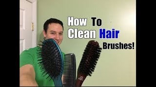 How To Clean Hair Brushes in 3 Easy Steps [upl. by Enileoj]