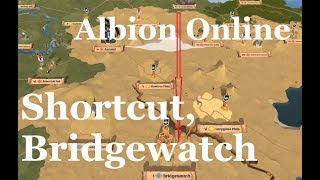 Albion Online  Caerleon to Bridgewatch fast almost safely [upl. by Nyliram]