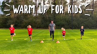 5 Min Warm up FOR KIDS [upl. by Carmelia]