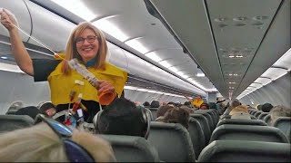 Worlds Funniest Flight Attendant Leaves Passengers In Hysterics [upl. by Shelby796]