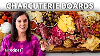 How to Make 3 Different Charcuterie Boards  Allrecipes [upl. by Naivaf]