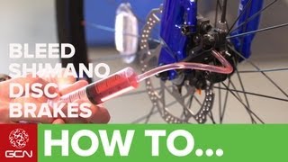 How To Bleed Shimano Hydraulic Disc Brakes [upl. by Eisned]