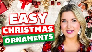 Easy Christmas Ornaments 🎄 Handmade Christmas Crafts DIY 🎄 [upl. by Brandon172]