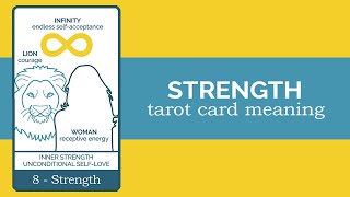 Strength Tarot Card Reading and Meaning [upl. by Shanney]