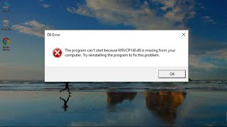 How to Fix MSVCP140dll and VCRUNTIME140dll Missing Error [upl. by Ahsenrat]