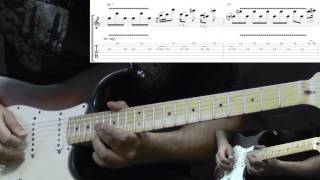 Jimi Hendrix  Red House Intro Woodstock  Blues Guitar Lesson wTabs [upl. by Uyr]