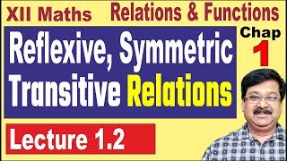 12  Reflexive Symmetric amp Transitive Relations  Equivalence relations  Relations amp Functions [upl. by Ramyaj824]