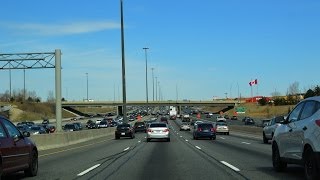 Highway 401 Through Toronto Worlds Busiest Freeway [upl. by Nnyleuqaj]