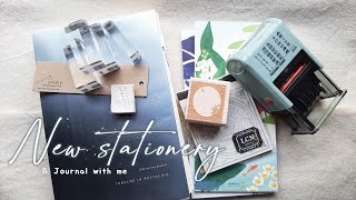 近期入手的新文具 amp 手帳拼貼｜Some new stationery amp Journal with me [upl. by Melina]