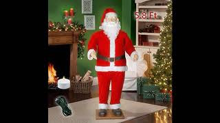 Gemmy 2016 LifeSize Dancing Santa Audio Rip [upl. by Eiliak617]