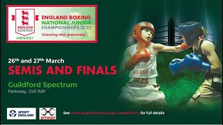 RING C  ENGLAND BOXING NATIONAL JUNIOR CHAMPIONSHIPS 2022  DAY 1 [upl. by Stoecker]