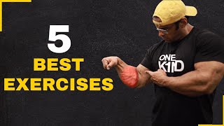 The Perfect Forearm Workout 5 Best Exercises  Yatinder Singh [upl. by Nnaeoj]