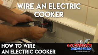 How to wire an electric cooker [upl. by Aikat]