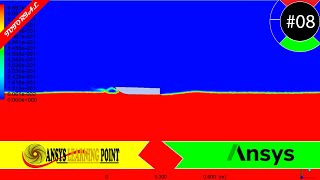 MULTIPHASE FLOW  SHIP HULL ANALYSIS  ANSYS FLUENT [upl. by Laehpar]