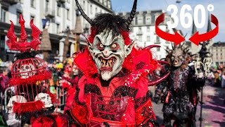 360°Video So haben Sie die Luzerner Fasnacht noch nie gesehen [upl. by Dinesh]