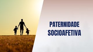 Paternidade socioafetiva [upl. by Sirrom]