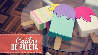 Cajitas en forma de paleta muy fáciles [upl. by Enovad]