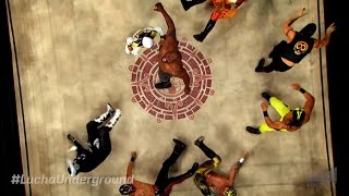 Lucha Underground 121714 10 WAY MATCH  Full Fight [upl. by Rodama]