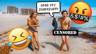 Dissolving Swimsuit Prank On My Husband HILARIOUS [upl. by Cyndi]