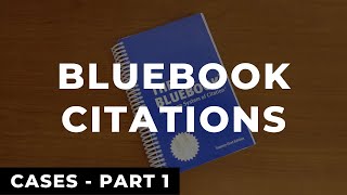 Bluebook Citations Cases  Part 1  Law Review Write On Example [upl. by Quint237]