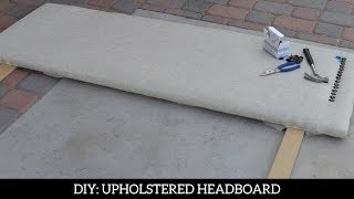 DIY How to Upholster a Headboard [upl. by Diehl298]