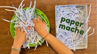 How to make a paper mache [upl. by Hengel]