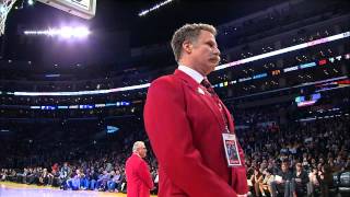 Will Ferrell a security guard at Staples Center [upl. by Acinod]