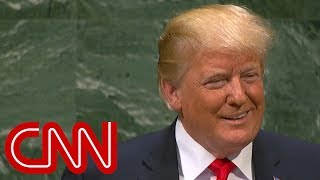 Trump brags at UN crowd laughs [upl. by Abbate302]