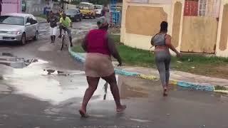 2 big woman fighting over man in jamaica must watch video [upl. by Giuliana]