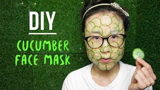 DIY Cucumber Face Mask for Lightening Skin [upl. by Hubsher]