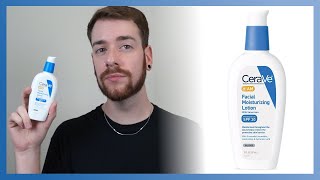 CeraVe AM Facial Moisturizing Lotion Sunscreen SPF 30 Review [upl. by Tebor]