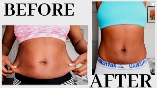 I DID CHLOE TINGS STANDING ABS WORKOUT FOR 2 WEEKS  RESULTS AFTER CHALLENGE [upl. by Attehcram]