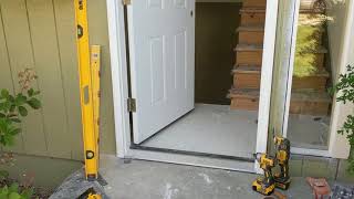 Jeld Wen Front Door Installation  Really crappy products and craftsmanship PART 1 [upl. by Athene]