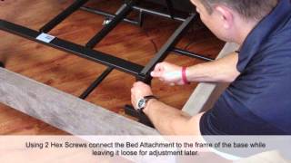 Comfort Base Headboard Bracket Installation Instructions [upl. by Aerda691]