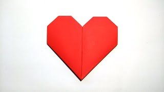 COMO HACER UN CORAZON DE PAPEL Audio Español  How to make a paper heart san valentin [upl. by Ruiz57]