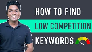 How to Find Low Competition Keywords with High Traffic [upl. by Eilatan]