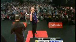 Raymond van Barneveld  All Five 9  Dart Finishes [upl. by Ycul351]