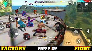 Garena free fire factory king  ff fist fight on factory roof  factory challenge gameplay  video t [upl. by Halik]