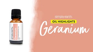 Uses and Benefits of Geranium Essential Oil [upl. by Anirrehs]