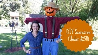 DIY Scarecrow Under 25 [upl. by Acemahs]