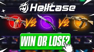 RISKY CASE OPENING ON HELLCASEHellcase Promo Code 2025 [upl. by Linette111]