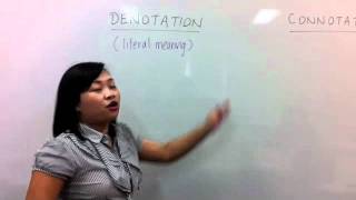 C2C Lesson  Meaning of Denotation Vs Connotation [upl. by Zsa Zsa634]