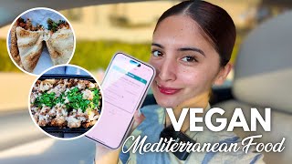 VEGAN Mediterranean Food Mukbang [upl. by Inahteb]